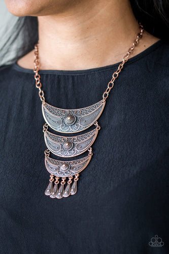 Go STEER-Crazy - Copper Necklace - Paparazzi