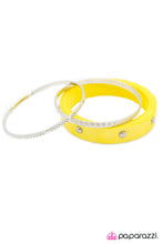 Load image into Gallery viewer, Shiny Happy People - Yellow Bracelet - Paparazzi