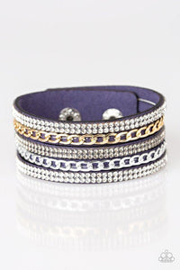 Fashion Fiend - Blue Bracelet - Paparazzi