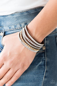 Fashion Fiend - Brown Bracelet- Paparazzi