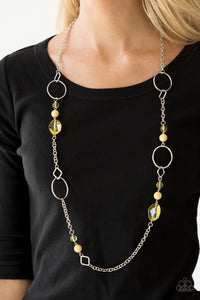 Very Visionary - Yellow Necklace - Paparazzi