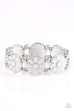Load image into Gallery viewer, Dancing Dahlias - Silver Bracelet - Paparazzi