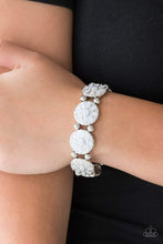 Load image into Gallery viewer, Dancing Dahlias - Silver Bracelet - Paparazzi