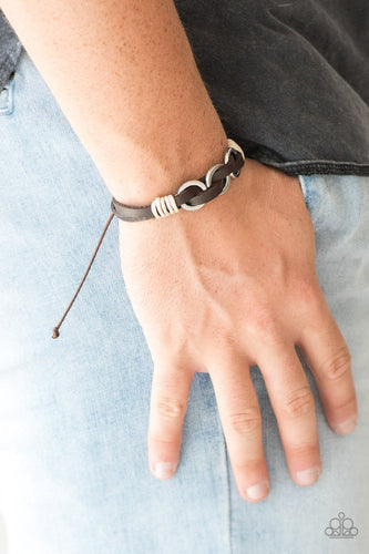 Off-Road Tourist - Brown Bracelet - Paparazzi