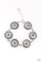 Load image into Gallery viewer, Funky Flower Child - Silver Bracelet -Paparazzi