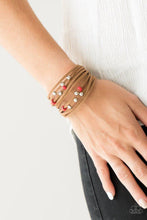 Load image into Gallery viewer, Colorfully Coachella - Red Bracelet - Paparazzi