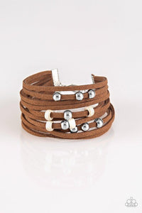 Colorfully Coachella - White Bracelet Paparazzi