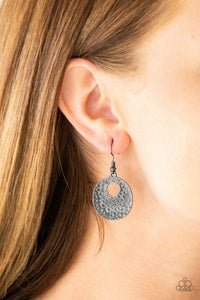 A Taste For Texture - Black Earrings - Paparazzi