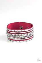 Load image into Gallery viewer, Rebel In Rhinestones - Pink Bracelet - Paparazzi