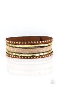 Seize The Sass - Brass Bracelet - Paparazzi