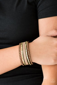 Seize The Sass - Brass Bracelet - Paparazzi