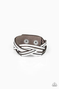 Looking For Trouble - Silver Bracelet - Paparazzi