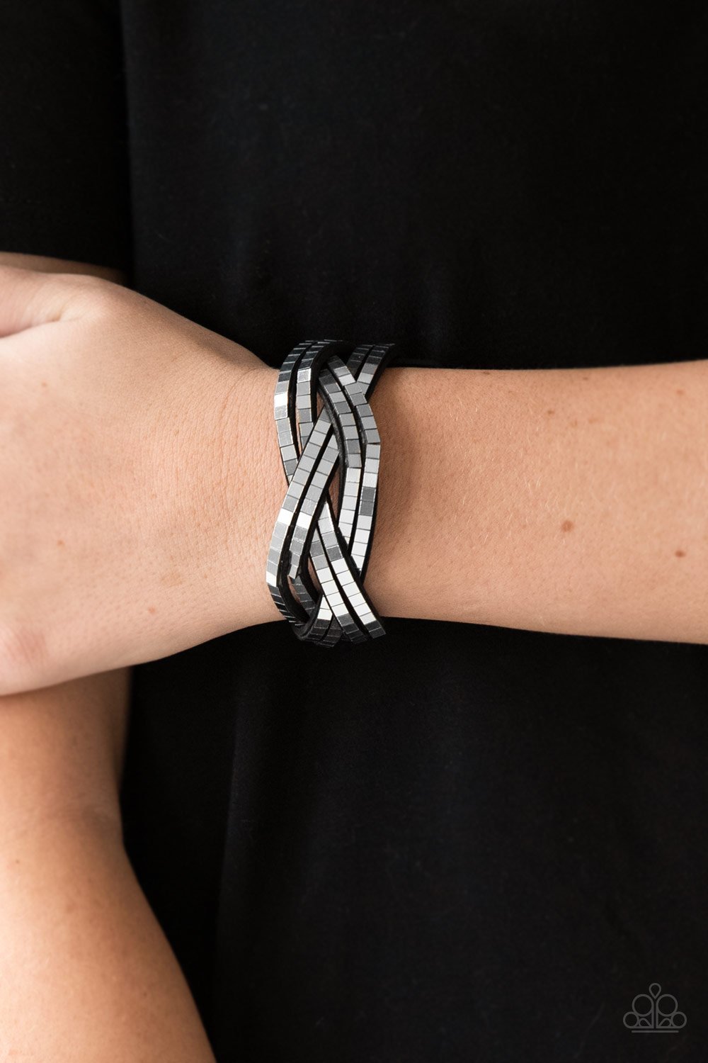 Looking For Trouble - Silver Bracelet - Paparazzi
