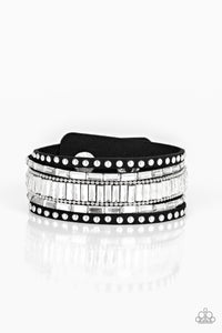 Rock Star Rocker - Black Bracelet - Paparazzi