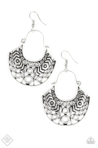 Indigenous Idol - Silver Earrings - Paparazzi