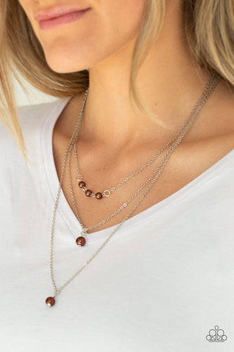High Heels and Hustle - Brown Necklace - Paparazzi