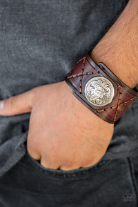 Badlands Bandit - Brown Bracelet - Paparazzi