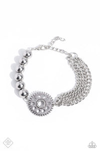 Age of STEAMPUNK - White Bracelet - Paparazzi