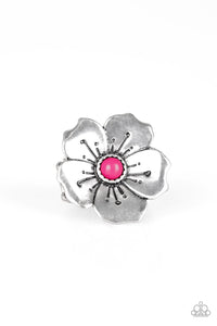 Boho Blossom - Pink Ring - Paparazzi