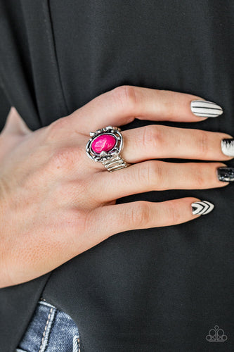 Color Me Confident - Pink Ring - Paparazzi