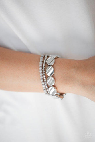 Beyond The Basics - Silver Bracelet - Paparazzi