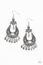 Load image into Gallery viewer, Fiesta Flair - Silver Earrings - Paparazzi