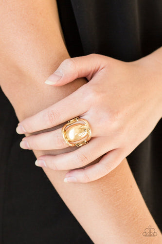 All Shine, All The Time - Gold Ring - Paparazzi