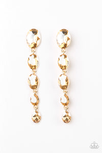 Red Carpet Radiance - Gold Earrings - Paparazzi