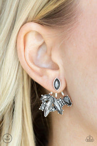 Deco Dynamite - Silver Earrings - Paparazzi