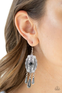 Natural Native - Black Earrings - Paparazzi