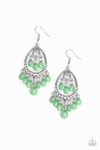 Load image into Gallery viewer, Gorgeously Genie - Green Earrings - Paparazzi