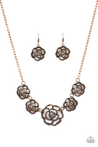Primrose Princess - Copper Necklace - Paparazzi