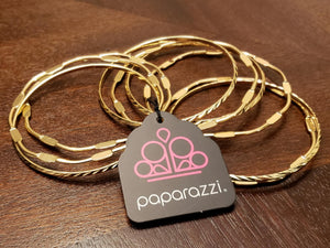 Mish Mash - Gold Bracelet - Paparazzi