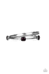 City Slicker Sleek - Purple Bracelet - Paparazzi