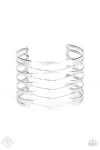 Keep Them On Edge - Silver Bracelet - Paparazzi