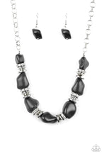 Load image into Gallery viewer, Stunningly Stone Age - Black Necklace - Paparazzi