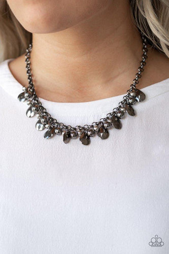 Stage Stunner - Black Necklace - Paparazzi