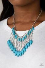 Load image into Gallery viewer, Venturous Vibes - Blue Necklace - Paparazzi