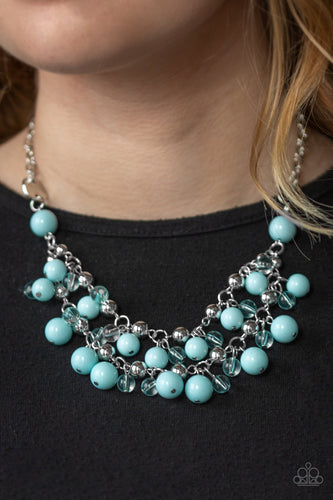 Seaside Soiree - Blue Necklace - Paparazzi