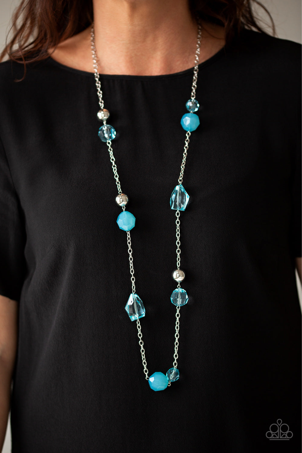 Royal Roller - Blue Necklace - Paparazzi