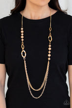 Load image into Gallery viewer, Modern Girl Glam - Gold Necklace - Paparazzi