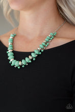 Load image into Gallery viewer, BRAGs To Riches - Green Necklace - Paparazzi