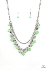 Wait and SEA - Green Necklace - Paparazzi