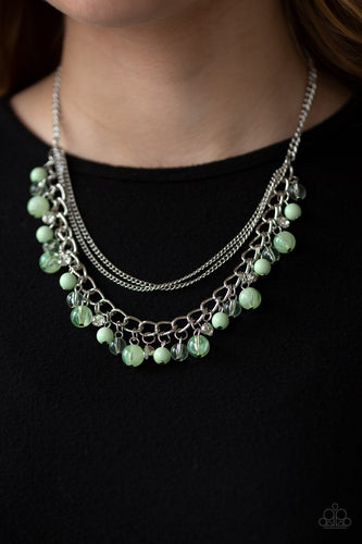 Wait and SEA - Green Necklace - Paparazzi