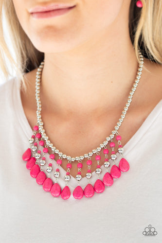 Rural Revival - Pink Necklace - Paparazzi