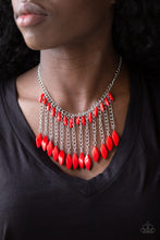 Load image into Gallery viewer, Venturous Vibes - Red Necklace - Paparazzi