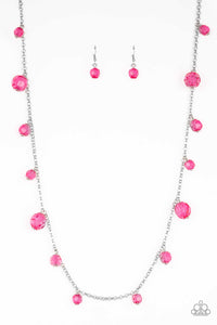 GLOW-Rider - Pink Necklace - Paparazzi