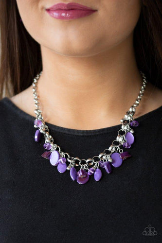 I Want To SEA The World - Purple Necklace - Paparazzi