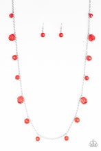 Load image into Gallery viewer, GLOW-Rider - Red Necklace - Paparazzi
