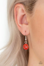 Load image into Gallery viewer, GLOW-Rider - Red Necklace - Paparazzi
